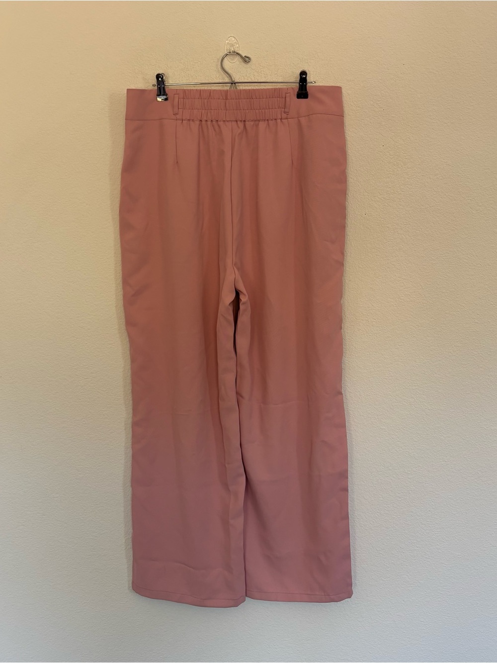 Halara Pleated Wide Leg Pink Trousers NWT - Picture 4 of 6